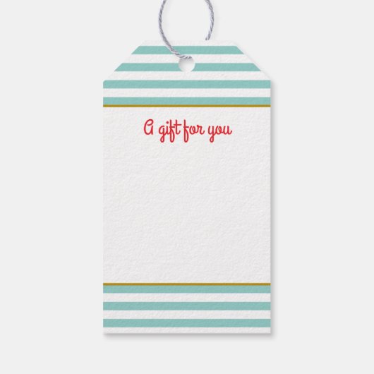 かわいいスコットランド犬のクリスマス名前をカスタムするミント ギフトタグ (裏面)