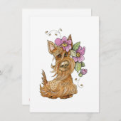 かわいいスコットランド犬、スコットランド犬、スコットランドのノートカード ノートカード (正面/裏面)