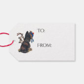 かわいいスコッ遊ティのバグパイプ ギフトタグ (裏面横)