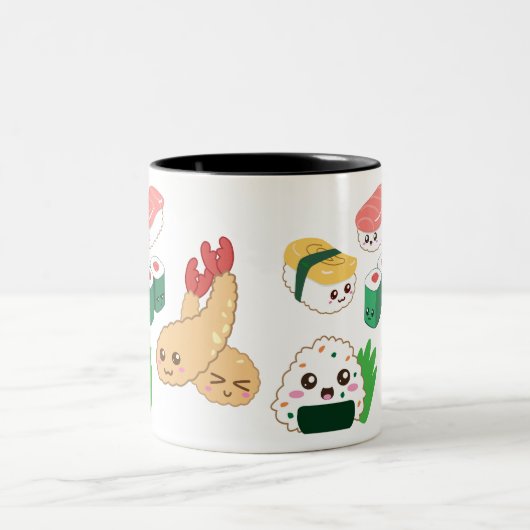 かわいいスシマグ ツートーンマグカップ (中央)