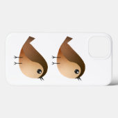 かわいいスズメの鳥のキャラクター Case-Mate iPhoneケース (裏面 (横))
