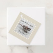 かわいいスズメの鳥の写真バイブル聖句タンシンプルタン フェイバータグ (インサイチュ)