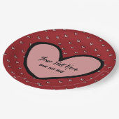 かわいいスタイリスト スイートハートパーティー用品テンプレート ペーパープレート (アングル)