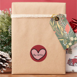 かわいいスタイリスト スイートハートパーティー用品テンプレート ラウンドシール