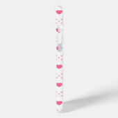 かわいいスタイリッシュピンクハートモノグラカスタムムケース Case-Mate iPhoneケース (裏面 / 左)