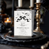 かわいいスタイリッシュ小さなブー幽霊ボウ男の赤ちゃんシャワー 招待状