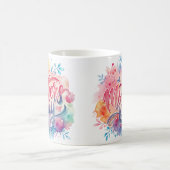 かわいいスタイリッシュ母親の日 コーヒーマグカップ (中央)