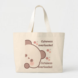 かわいいスタイルのイラストトートバッグ ラージトートバッグ