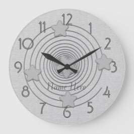 かわいいスタイルの星は一流の柱時計を加えます ラージ壁時計