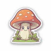 かわいいスタイル、キノコ狩り シール (正面)