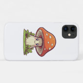 かわいいスタイル、キノコ狩り Case-Mate iPhoneケース (裏面(横))
