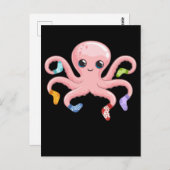 かわいいスタコカワイトクラーケンシーアニマル ポストカード (正面/裏面)