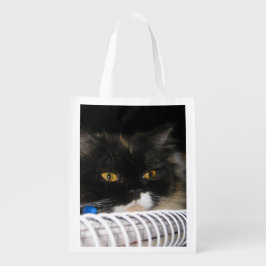 かわいいスタッディング猫 エコバッグ