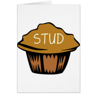 かわいいスタッドのマフィン