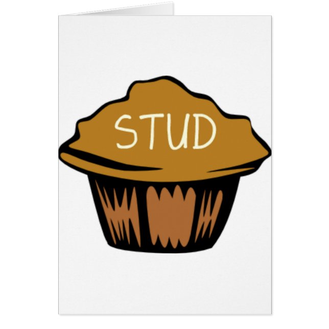 かわいいスタッドのマフィン (正面)