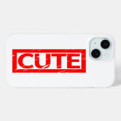 かわいいスタンプ Case-Mate iPhoneケース (裏面 (横))