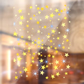 かわいいスタークリスマス&大晦日の飾り ウィンドウサイン (シート2)