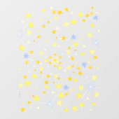 かわいいスタークリスマス&大晦日の飾り ウィンドウサイン (シート)