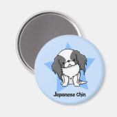 かわいいスターブック日本のチン マグネット (正面/裏面)