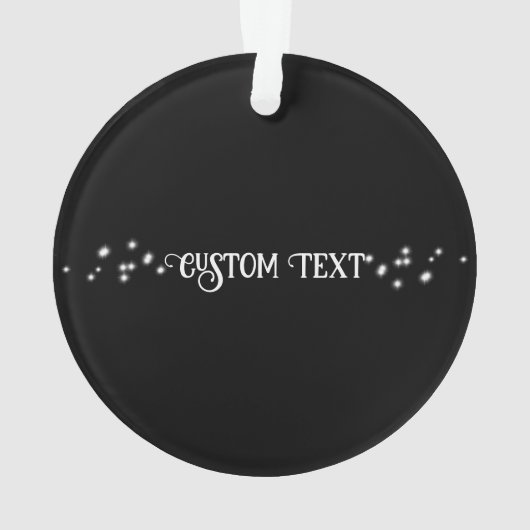 かわいいスターライトアイズバニーでヨガポーズ瞑想 オーナメント (裏面)