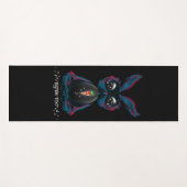 かわいいスターライトアイズバニーでヨガポーズ瞑想 ヨガマット (正面(横))