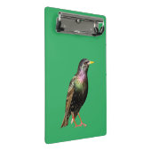 かわいいスターリングバード ミニクリップボード (アングル)