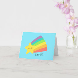 かわいいスターレインボー カード