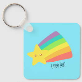 かわいいスターレインボー キーホルダー