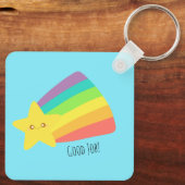 かわいいスターレインボー キーホルダー (裏面)