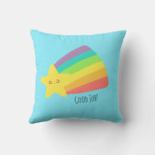 かわいいスターレインボー クッション (裏面)