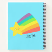 かわいいスターレインボー ノートブック (裏面)