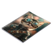 かわいいスチームパンクかわいい猫キトンG1 ノートブック (左側)