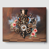 かわいいスチームパンクの女性 ゲストブック (裏面)