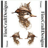 かわいいスチームパンクアヒルギアコグスハットデクページR 139 薄葉紙