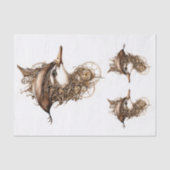 かわいいスチームパンクアヒルギアコグスハットデクページR 139 薄葉紙 (正面)