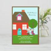 かわいいスティックフィギュアと……の引っ越し祝いパーティー 招待状 (スタンド正面)