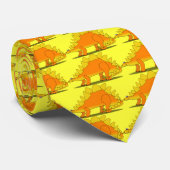 かわいいステゴサウルスの恐竜のタイ ネクタイ (ロール)