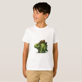 かわいいステゴサウルス - Kammli's Friends Collection Tシャツ (正面フル)