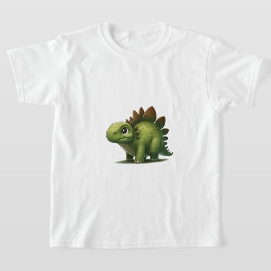 かわいいステゴサウルス - Kammli's Friends Collection Tシャツ (レイダウン)