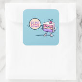 かわいいステッカーが欲おもしろいしい スクエアシール (バッグ)