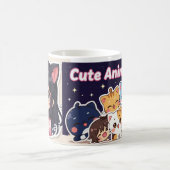 かわいいステッカー  コーヒーマグカップ (中央)