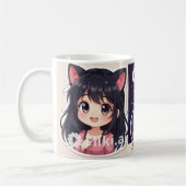 かわいいステッカー  コーヒーマグカップ (左)
