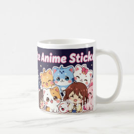 かわいいステッカー  コーヒーマグカップ