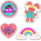 かわいいステッカー シール (正面)