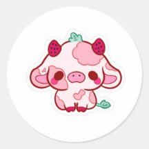 かわいいステッカー  牛
