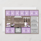 かわいいストックザキッチンブライダルシャワー招待状 招待状 (正面)