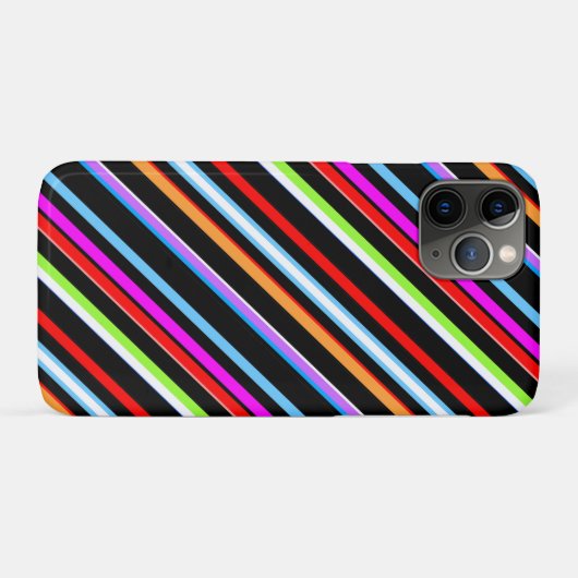 かわいいストライプカラフル Case-Mate iPhoneケース (裏面(横))