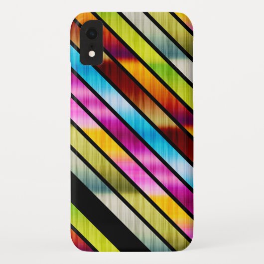 かわいいストライプカラフル Case-Mate iPhoneケース (裏面)
