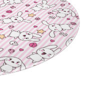 かわいいストライプパターン カッティングボード (角)