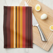 かわいいストライプヴィンテージ キッチンタオル (四つ折り)